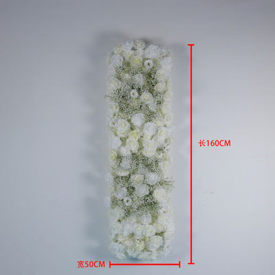 HP001 Floral Rows Arch Flower Runners Backdrop for Wedding Decoration by Super-Event