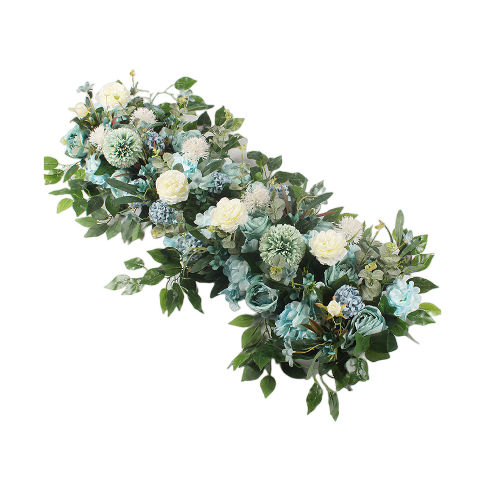 Floral Rows Arch Flower Runners Backdrop for Wedding Decoration by Super-Event