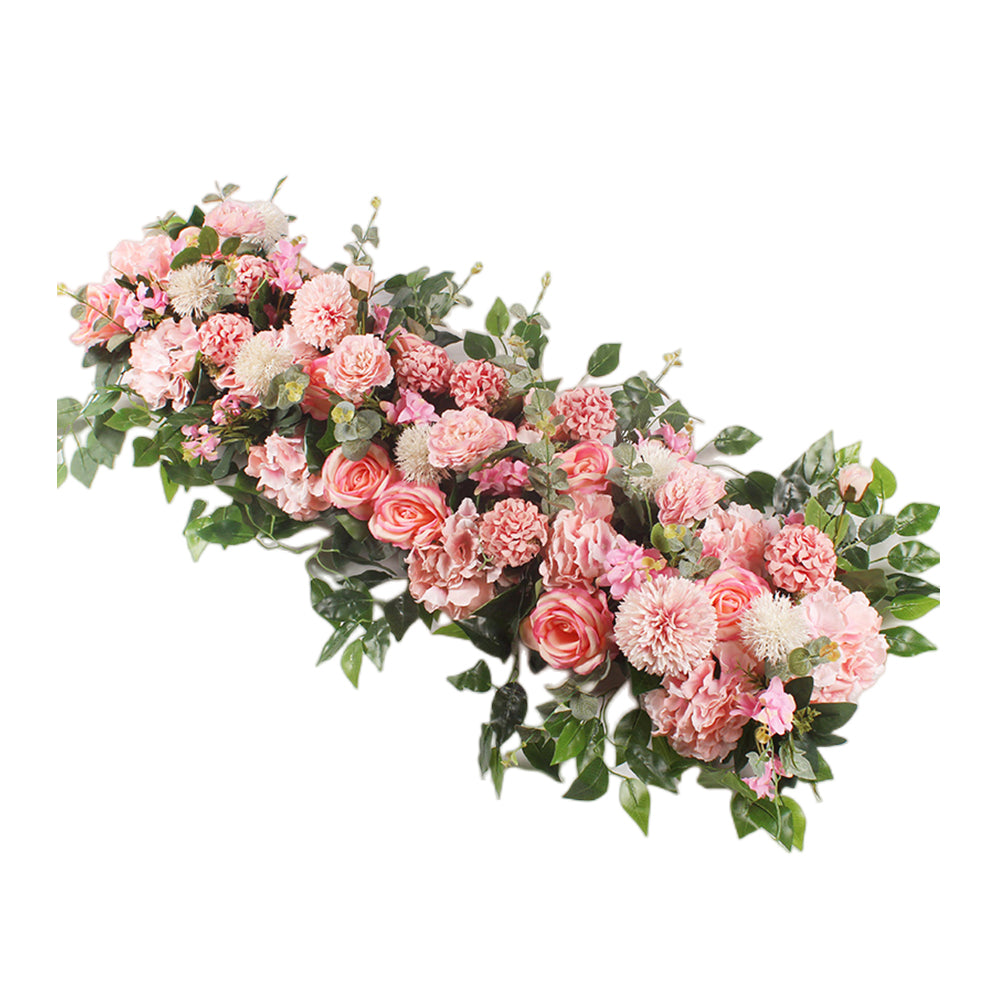 Floral Rows Arch Flower Runners Backdrop for Wedding Decoration by Super-Event