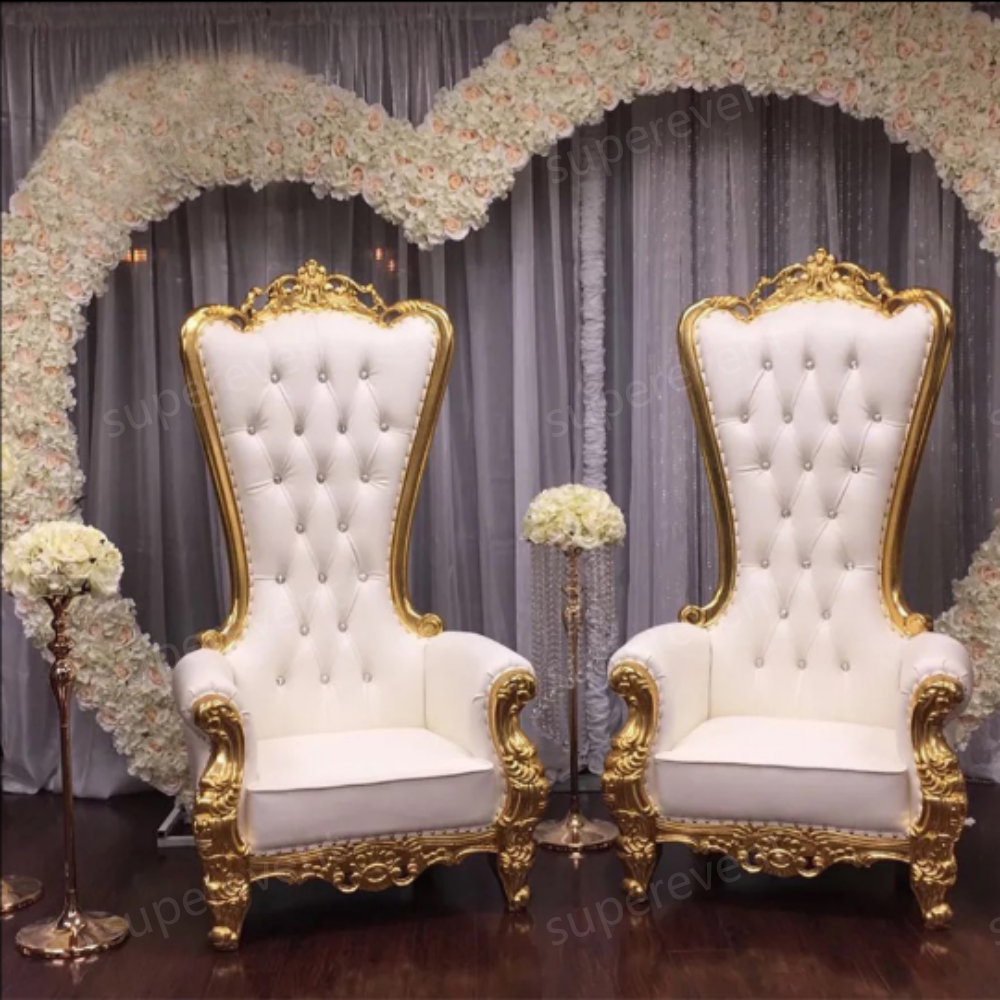 Royal Chairs Luxury Wedding King Throne Chairs for Events