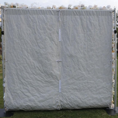 BD-125 5D Fabric Artificial Flower Backdrop Rolling Up Curtain Flower Wall - 8ft*8ft
