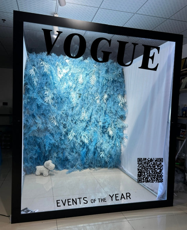 Weddings Photography Background Aluminum+PVC Magazine Photo Booth Box Backdrop Event Vogue Booth