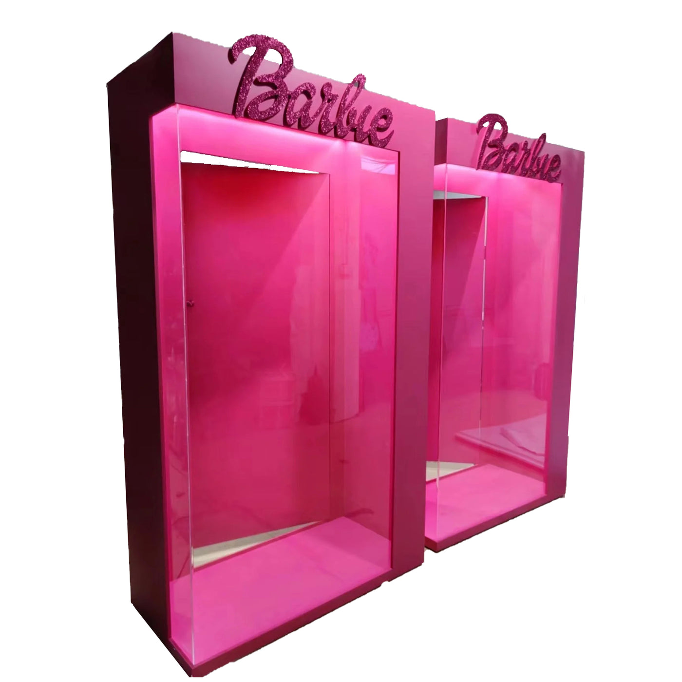 Baby Shower Decoration Pink Photo Booth Box - Pink