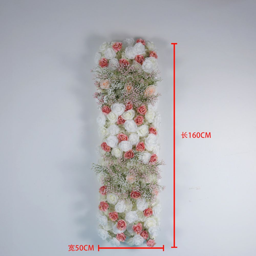 HP002 Floral Rows Arch Flower Runners Backdrop for Wedding Decoration by Super-Event