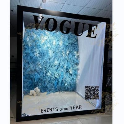 Weddings Photography Background Aluminum+PVC Magazine Photo Booth Box Backdrop Event Vogue Booth