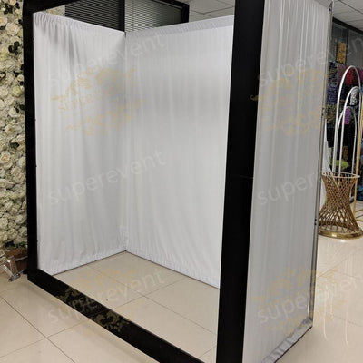 Weddings Photography Background Aluminum+PVC Magazine Photo Booth Box Backdrop Event Vogue Booth