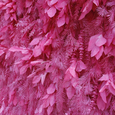 HE-BD063 5D Feather Backdrop Rolling Up Curtain Flower Wall - 8ft*8ft