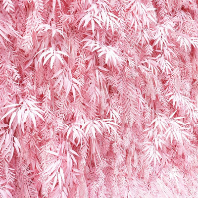 HE-BD111 5D Feather Backdrop Rolling Up Curtain Flower Wall - 8ft*8ft