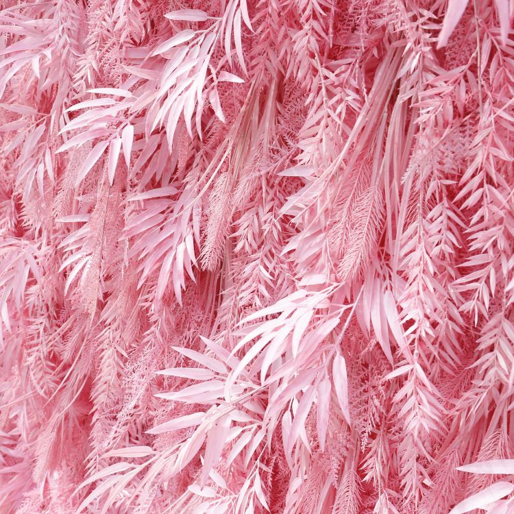 HE-BD111 5D Feather Backdrop Rolling Up Curtain Flower Wall - 8ft*8ft