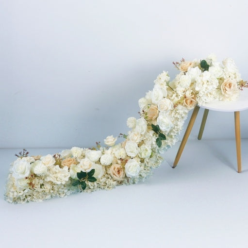 HP004 Floral Rows Arch Flower Runners Backdrop for Wedding Decoration by Super-Event