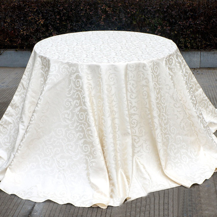 Luxury Round Table Cloths for Wedding Party Decoration