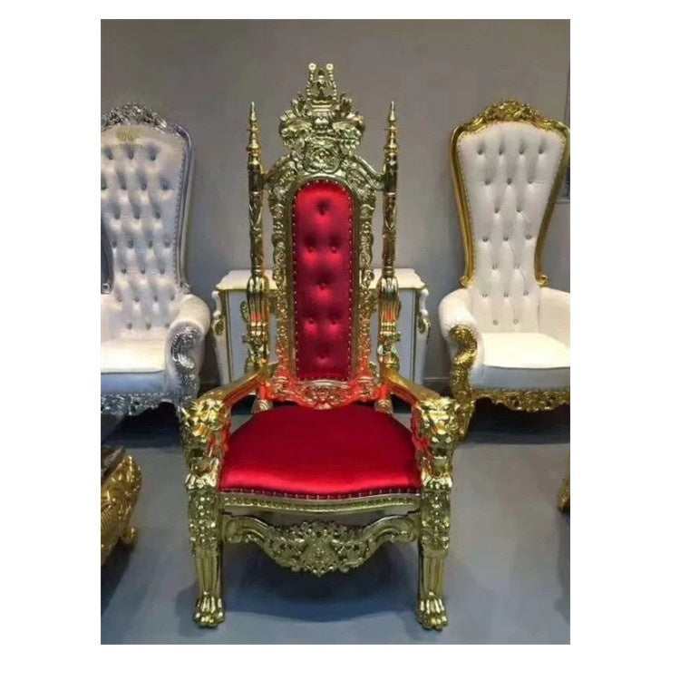 Royal Chairs Luxury Wedding King Throne Chairs for Events