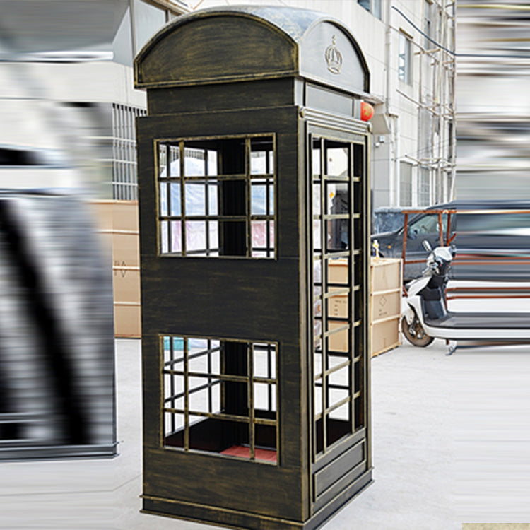 London Telephone Booth English Phone Box - Silver