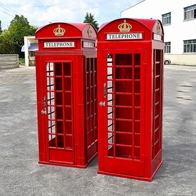 London Telephone Booth English Phone Box - White