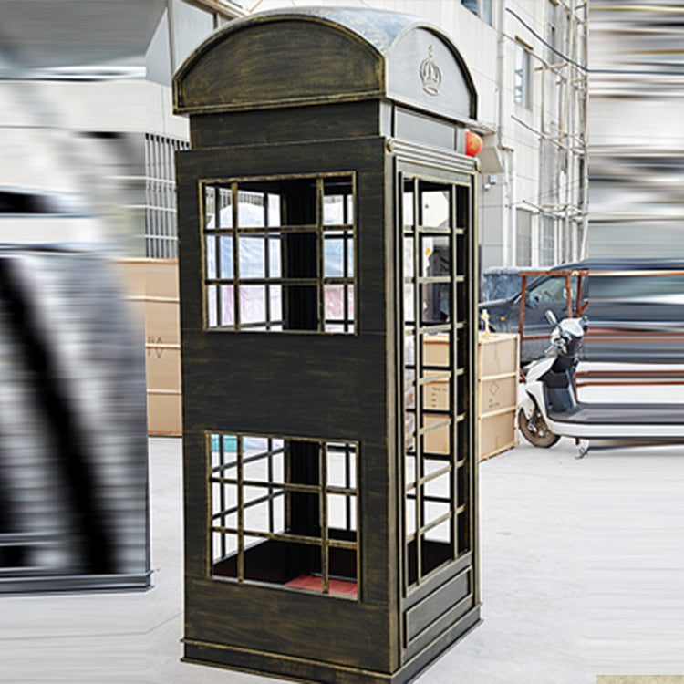 London Telephone Booth English Phone Box - Vintage Bronze