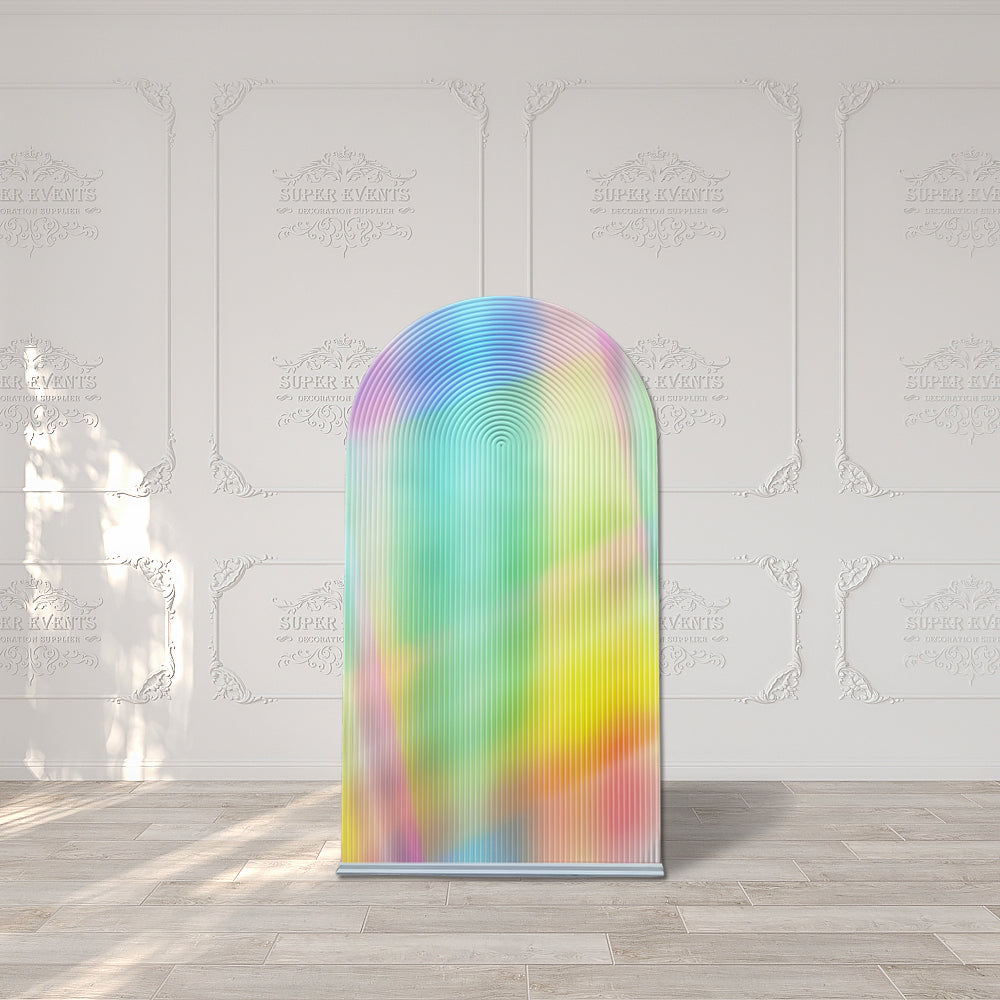 Arched Backdrop Set / Custom 3D PVC Arch Backdrop - Multicolor