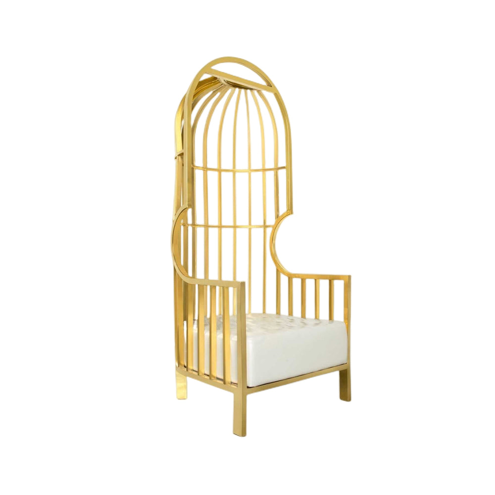 Gold Birdchair for Weddingrental or Luxury Design by Super-Event