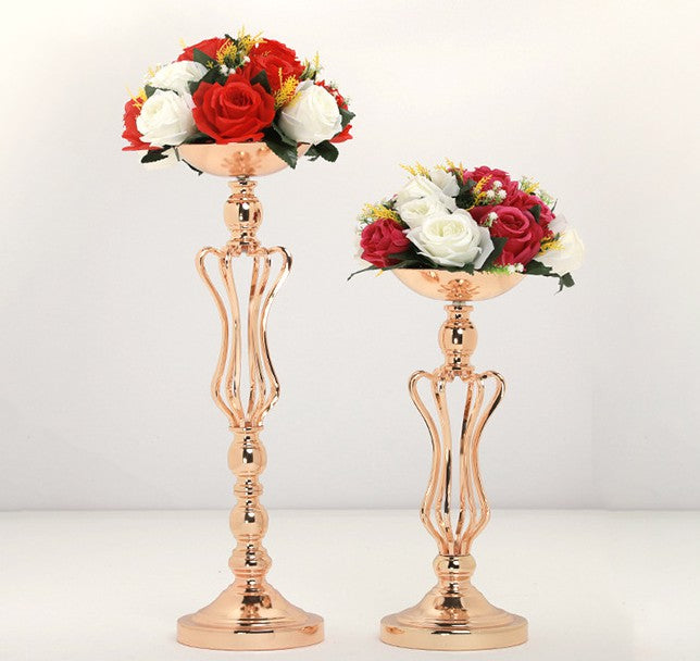 Mermaid Shaped Vase Wedding Table Centerpieces - Gold