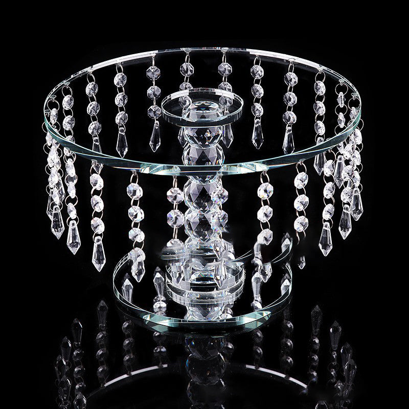 Crystal Chandelier Centerpiece Display Table Top - Clear