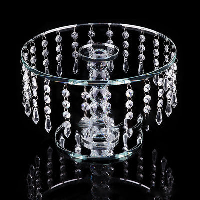 Crystal Chandelier Centerpiece Display Table Top - Clear