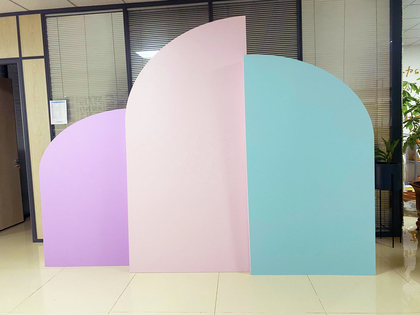 Arched Backdrop Set / Custom 3D PVC Arch Backdrop - Multicolor