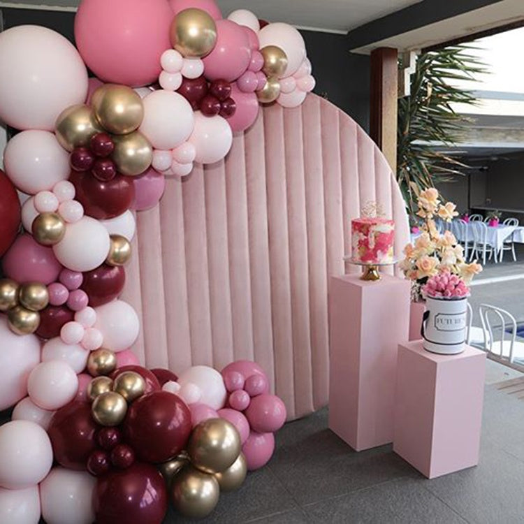 Velvet Round Event Decor Backdrop 65" - Pink