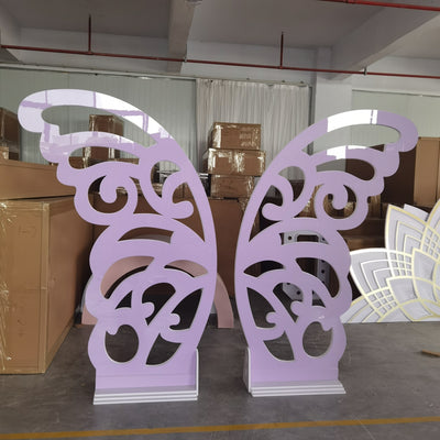 Butterfly Shape Acrylic Backdrops - Pink