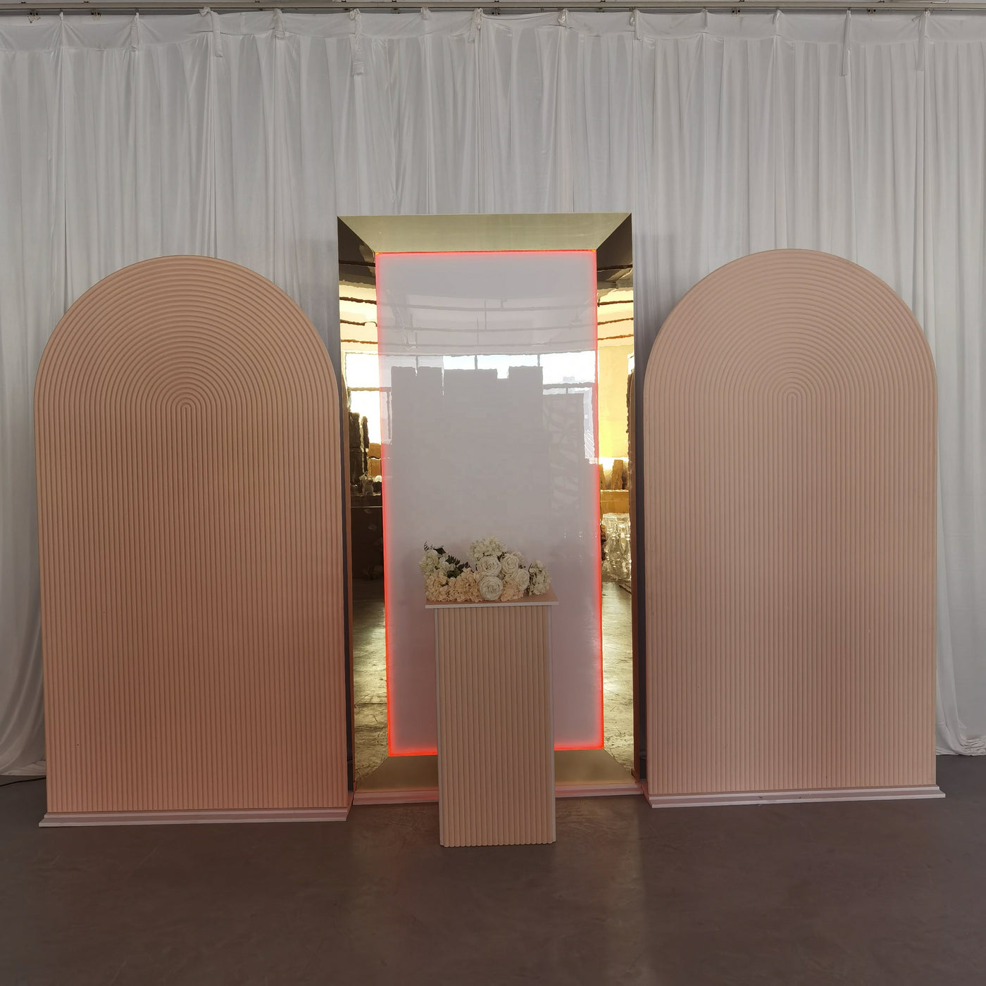 Arched Backdrop Set / Custom 3D PVC Arch Backdrop - Multicolor