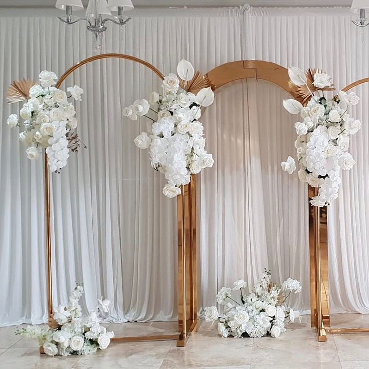 Arched Backdrop 3 Pieces Set - Frames Only With Carrying Bag