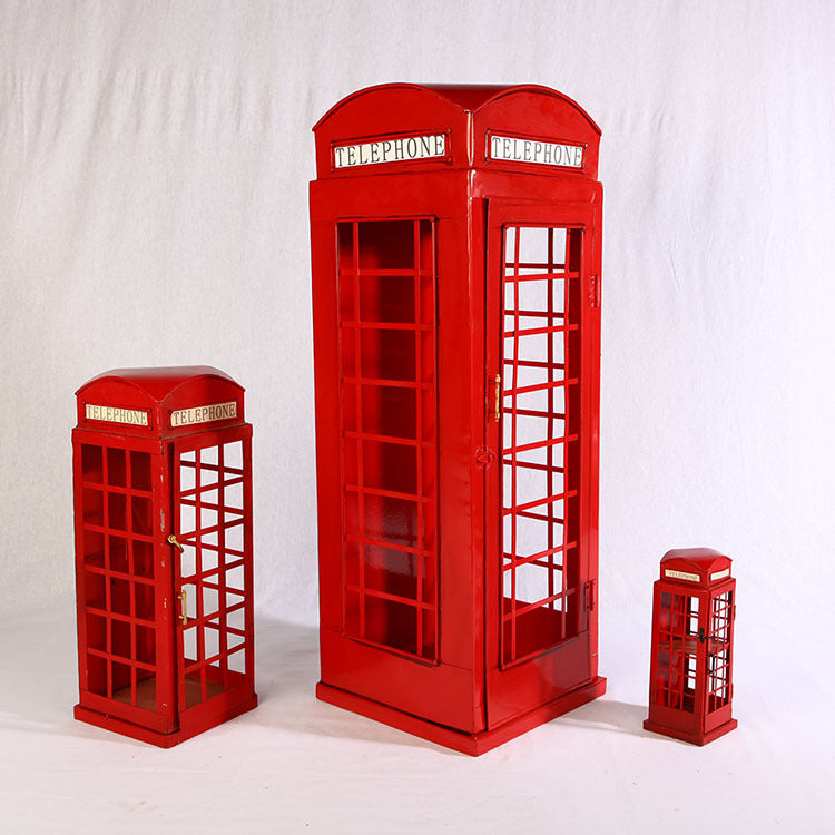 London Telephone Booth English Phone Box - Red