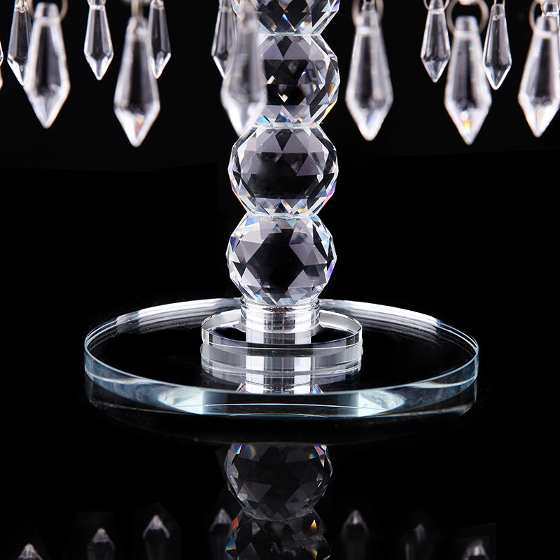 Crystal Chandelier Centerpiece Display Table Top - Clear