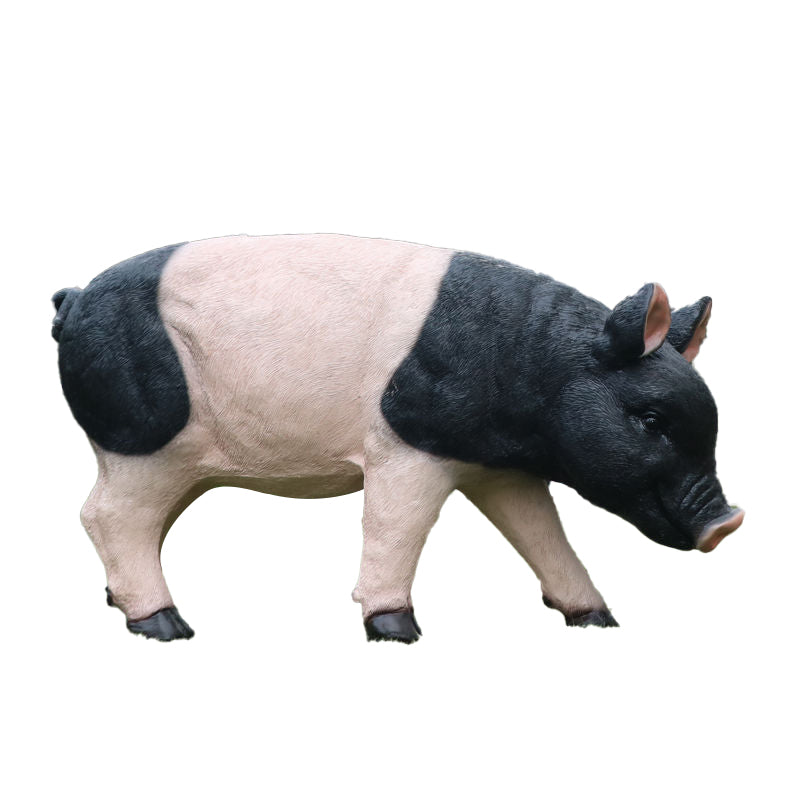 Custom Size Fiberglass Decorative Pig Statuette