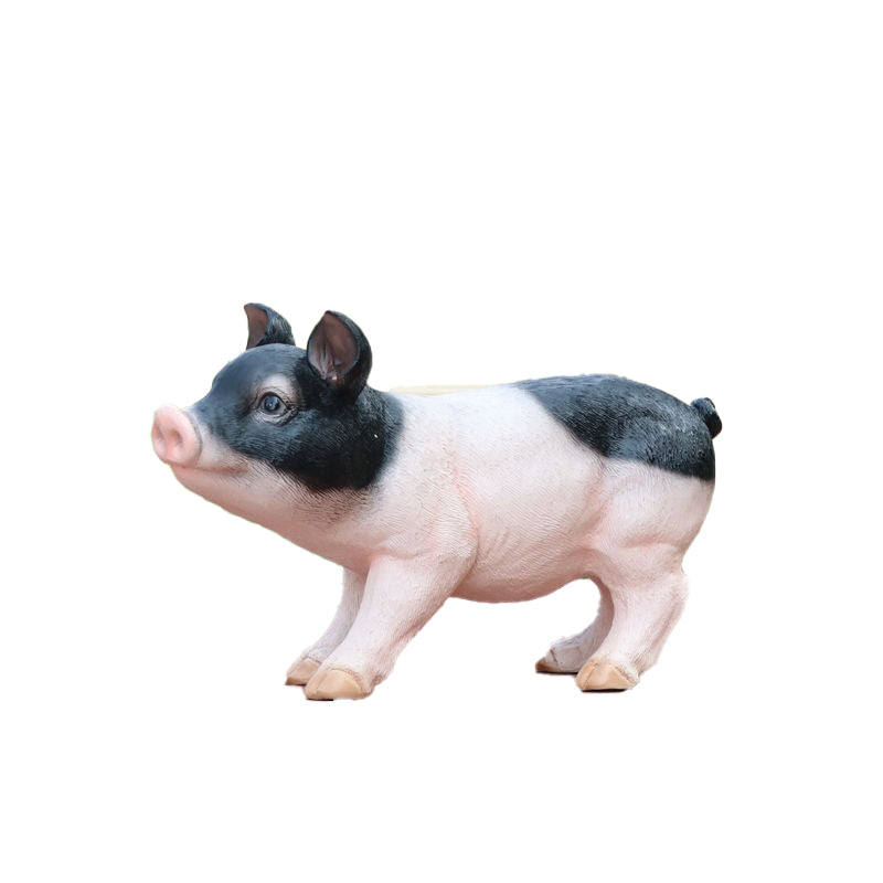 Custom Size Fiberglass Decorative Pig Statuette