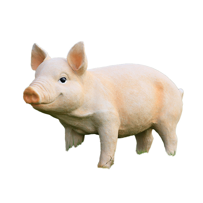 Custom Size Fiberglass Decorative Pig Statuette