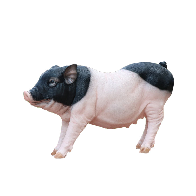 Custom Size Fiberglass Decorative Pig Statuette